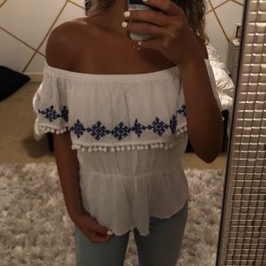 Off the shoulder top